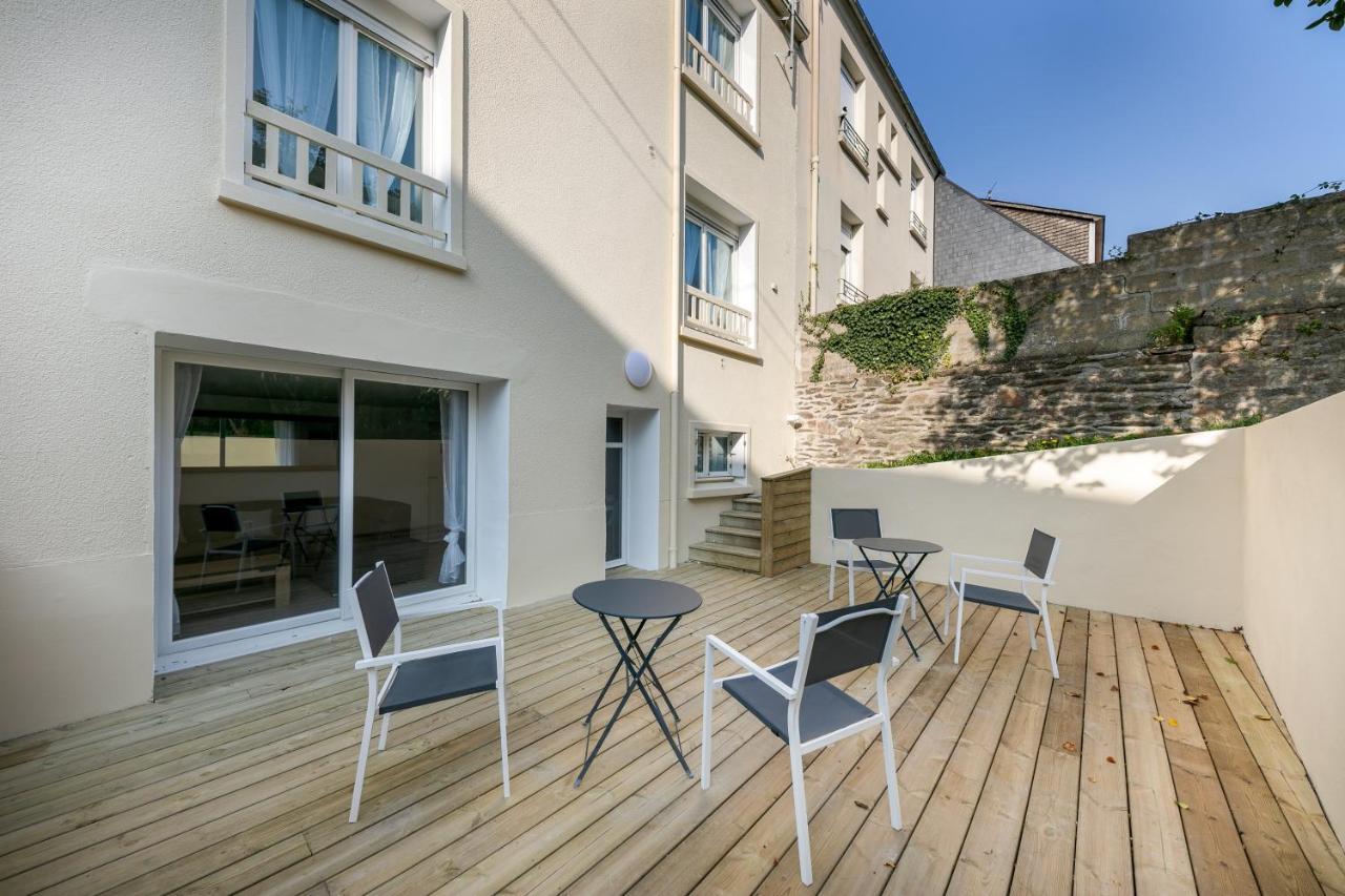 Le Belem : Chambre Spacieuse Avec Sdb Privative, Cuisine Et Salon Partages, Terrasse, Proche Facs Et Centre Brest Exterior foto